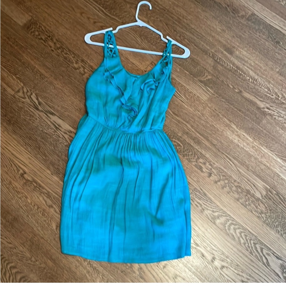 Teal dress